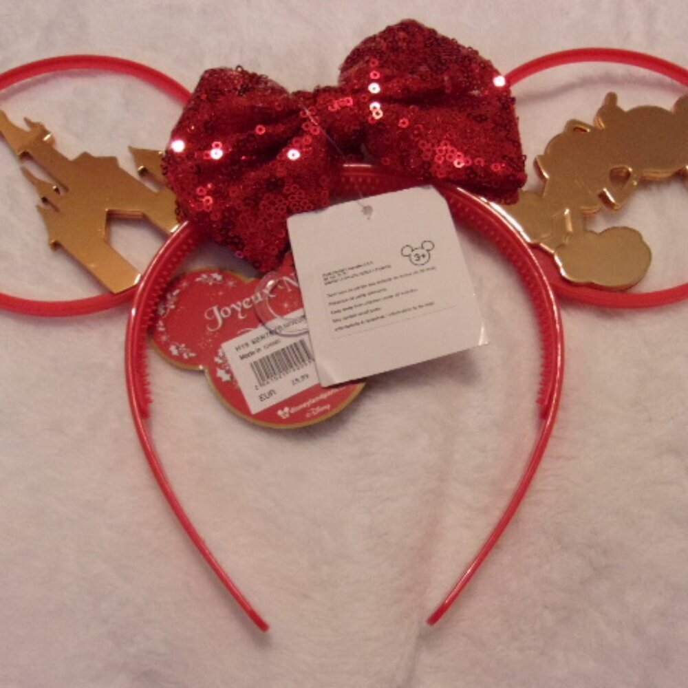 Disneyland Paris Mickey Christmas Ears new